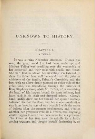Unknown to history : a story of the captivity of Mary of Scotland ; in 2 vol., 2