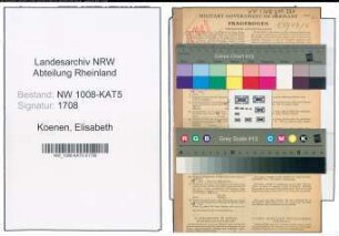 Entnazifizierung Elisabeth Koenen , geb. 06.02.1890 (Polizeibeamtin)