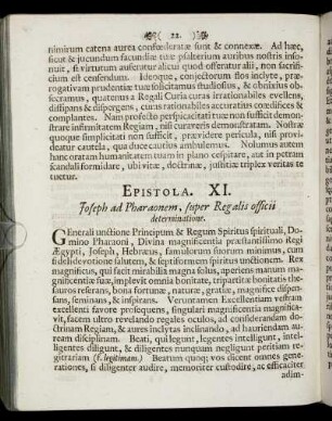 Epistola XI. - Epistola XVIII.