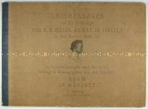 Erinnerungen an die Feldzüge der österreichischen Armee in Italien 1848/1849 - Einband (Außentitel I)