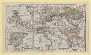 Britische Inseln, Frankreich, Österreich-Ungarn, Spanien & Portugal, Italien, Türkei & Griechenland