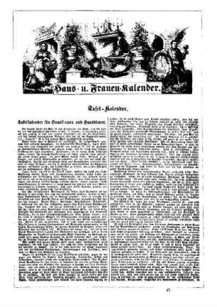 Haus- und Frauen-Kalender