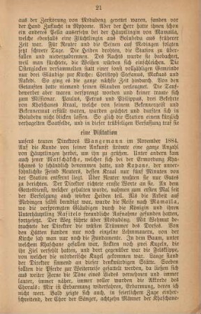 eine Visitation