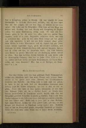 Mein Kirchenpatron.