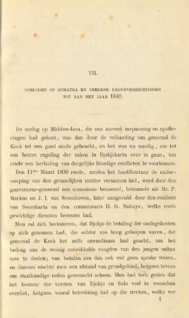 [Derde gedeelte. De kolonien na het terstel van het Nederlandsch gezag]