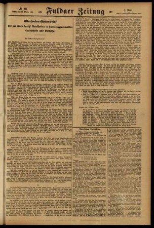 Zweite Ausgabe vom Montag, den 30. Oktober 1916.