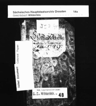 Gerichtshandelsbuch von Friedrichsthal (bei Wildenfels), Bd. 03