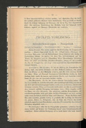 Zwölfte Vorlesung.