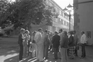 Ortsbesichtigung zur räumlichen Situation an der Schloßschule Durlach