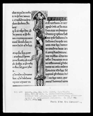 Bibel des Manerius Teil 3 — Anfang der Apostelgeschichte mit Initiale P (rimum) mit himmefahrt, Folio 209 vero