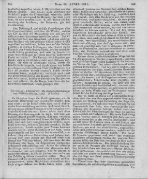 Grimm, W.: Die deutsche Heldensage. Göttingen: Dietrerich 1829