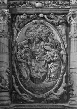 Hochaltar, Detail: Anbetung der Hirten
