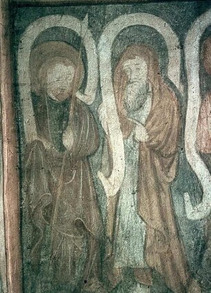 Bildfeld im unteren Bereich: Heilige (Propheten?)