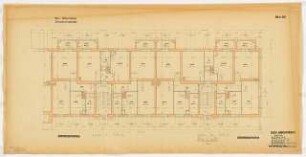 Wohnhausbebauung Mannheimer Straße, Berlin-Wilmersdorf: Haus 7 und Haus 8, Typ 9: Grundriss Erdgeschoss 1:50