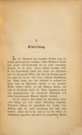 Aus Luxemburgs Vergangenheit und Gegenwart : historisch-politische Studien