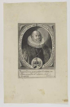 Bildnis des Georgius Abraham Poemer