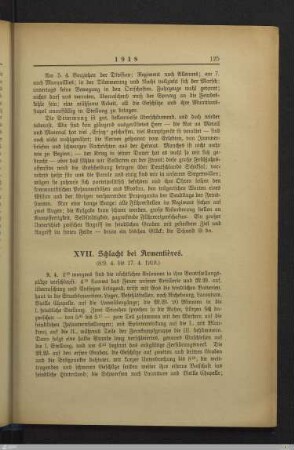 XVII. Schlacht bei Armentières