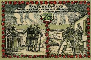 Gutschein - 75 Pfennig