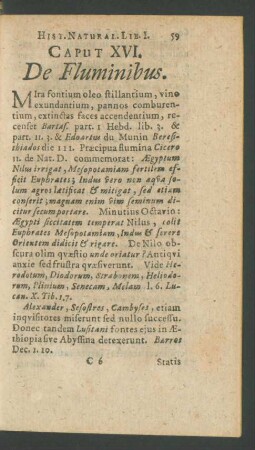 Caput XVI. De Fluminibus.