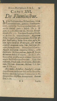 Caput XVI. De Fluminibus.