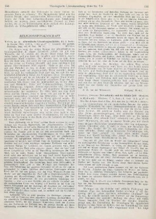 155-156 [Rezension] Vries, Jan de, Altnordische Literaturgeschichte ; Bd. 2