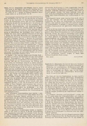 495-496 [Rezension] Cogan, Morton, Imperialism and religion