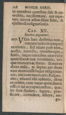Cap. XV. Eiusdem Argumenti