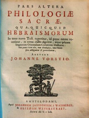De hebraismis novi testamenti Commentarius. 2