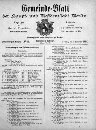 1891,36: No. 36, 6. September 1891