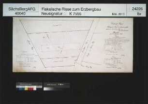 Grubenfeld von Hildegard Fundgrube bei Jößnitz