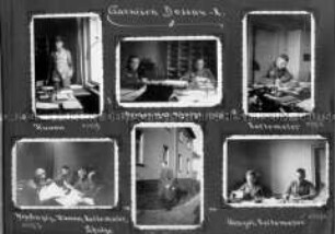 Fotoalbum mit Privataufnahmen und handschriftlichen Bildunterschriften aus dem 2. Weltkrieg