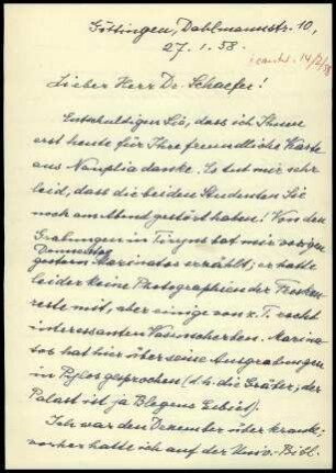 K. Mueller an W. Schaefer