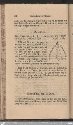 Ausmessung von Flächen