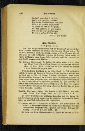 Zum Christfest