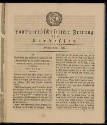 Monat April 1826