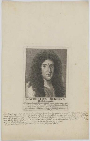 Bildnis des Lavrentivs Begervs