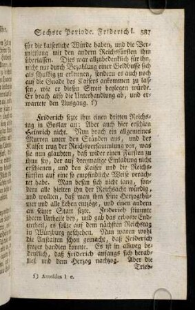 587-597, Friderich sezte ihm einen dritten Reichstag in ...
