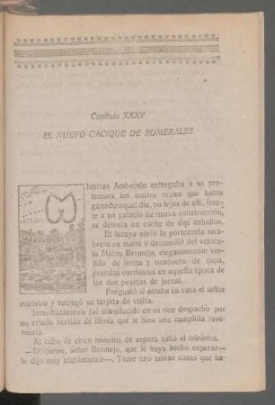 Capítulo XXXV - El nuevo cacique de Romerales