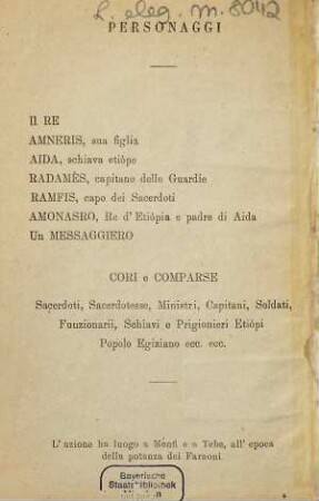 Aida : opera in quattro atti