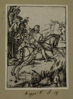 Galoppierender Reiter (Der kleine Kurier)