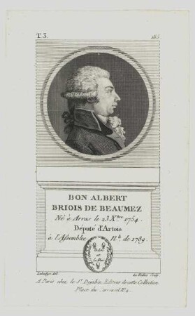 Porträt von Bon Albert Briois de Beaumez