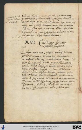 [fol. 12] Constitutio generalis
