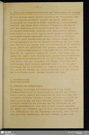 V. Messergebnisse