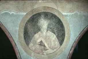 3. Medaillon von Osten: Bildnis eines Abtes