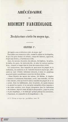 Architecture civile du Moyen-Âge