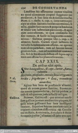 Cap. XXIX. De avibus esui aptis