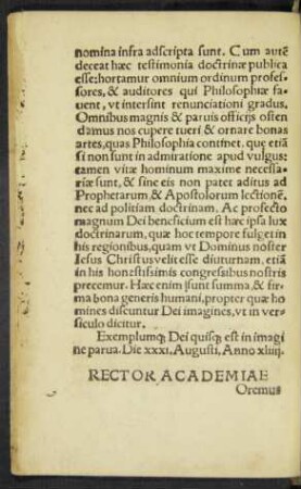 Rector Academiae