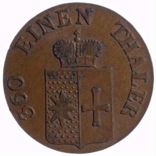 Münze, Pfennig, 1845