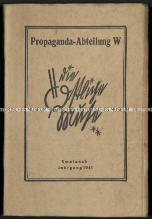 Kultur-Soldatenzeitung Die östliche Muse, 1. Jahrgang. 1941, Folge 1-4