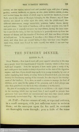 The Nursery Dinner